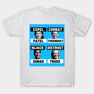 Political T-Shirts UK - Tory Leadership Contenders T-Shirt